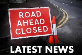 Motorists are advised about a road closure