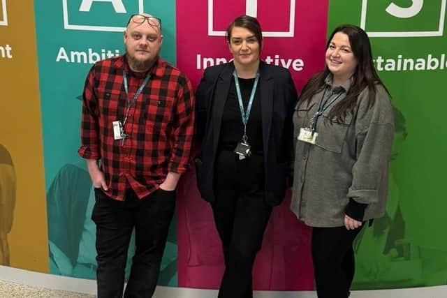The maths and English team managers at SMB College Group