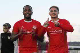 Keenan King (Left) and Kairo Edwards-John (Right) grabbed a goal each to give Melton the victory