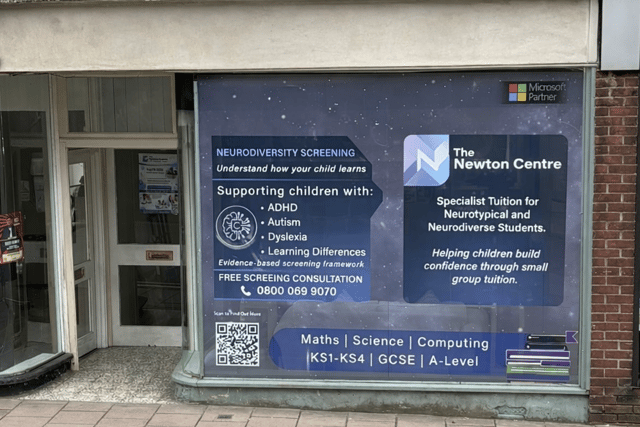The Burton Street frontage of The Newton Centre