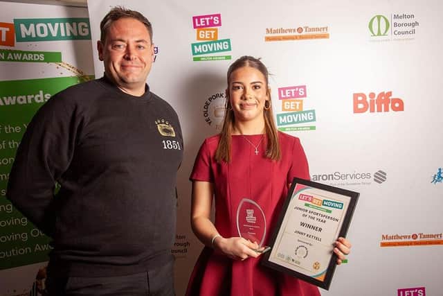 Let's Get Moving Melton Awards winners - Junior Sportsperson of the Year, Jinny Kettell IMAGE SoarPhoto.co.uk