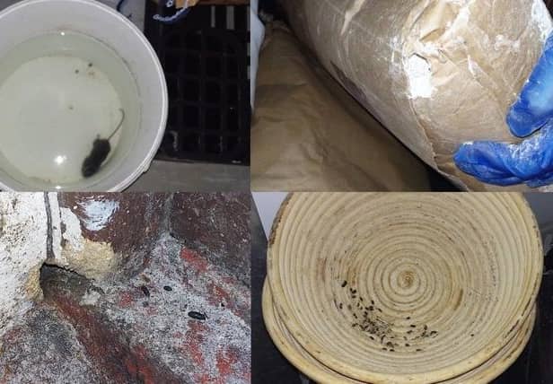 Photos taken by Rushcliffe Borough Council environmental health officers at Belvoir Bakery, at Barnstone