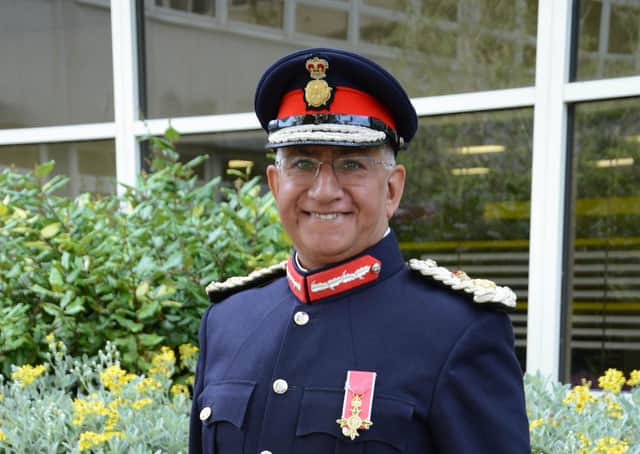 Lord Lieutenant of Leicestershire, Mike Kapur OBE