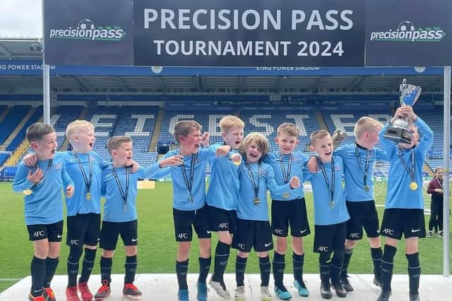 Precision Pass Tournament winners Asfordby Allstars U7s.
