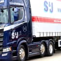 One of the trucks operated by S&J European Haulage, based at Melton Commercial Park, before it went into administration last week