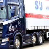 One of the trucks operated by S&J European Haulage, based at Melton Commercial Park, before it went into administration last week