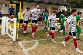 Holwell Sports and Leicester St Andrews emerge for kick off on Tuesday night.