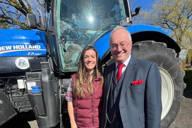 Leicester, Leicestershire and Rutland Police and Crime Commissioner Rupert Matthews with his new Deputy, Charlie Chirico