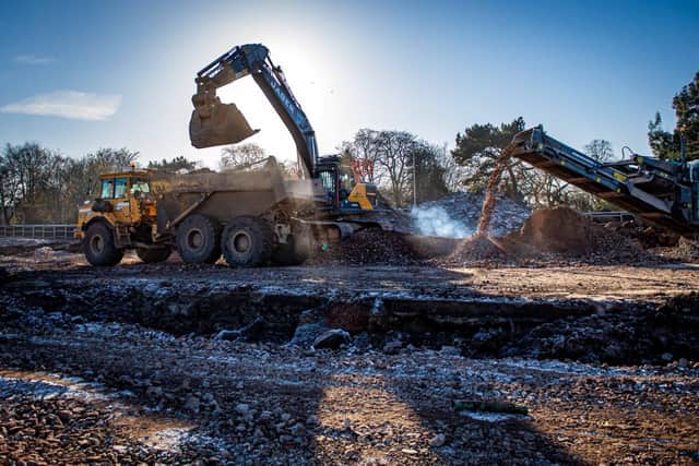 Work at the Abbey Park Road Morro Partnerships development