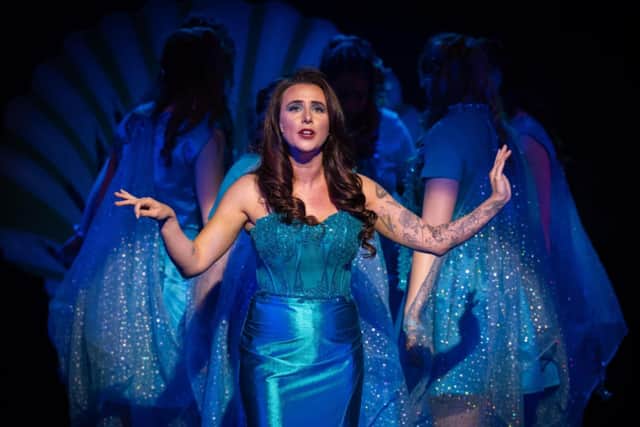 One of the stars of Spamalot at Melton Theatre, Katherine Vernon. playing The Lady of the Lake PHOTO: Gina Mees