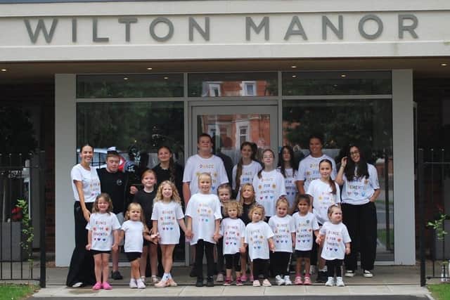 Turners Dance Academy outside Wilton Manor Care Home in Melton