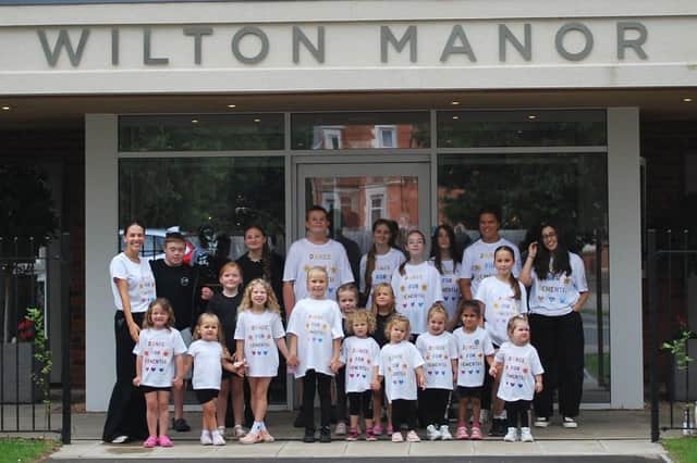 Turners Dance Academy outside Wilton Manor Care Home in Melton