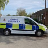 Police forensic investigators continue to look into the Long Clawson scene of where Carrie Slater was found with gunshot injuries before she subsequently died in hospital