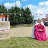 A model of The Queen created by children at Pea Pod Day Nursery in Hickling Pastures