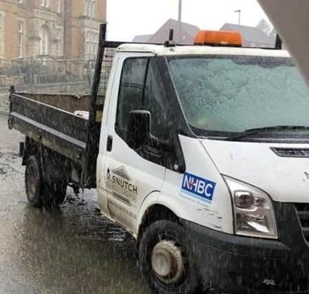 The tipper van stolen at Old Dalby