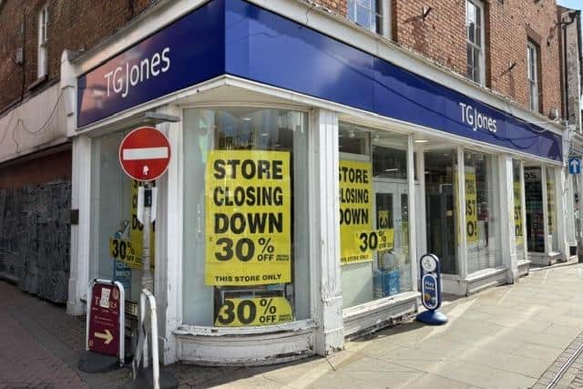 The TG Jones store in Market Place