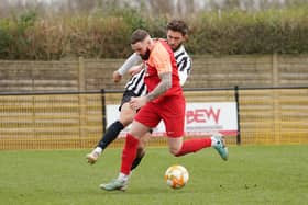 Ryan Calver - red card at Deeping