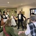 Waltham Scottish Dancing Group lead guests in traditional dances at a Burns Night event at Melton Golf Club
