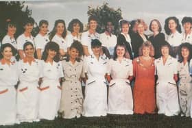Beauty therapists at Ragdale Hall Spa back in 1992