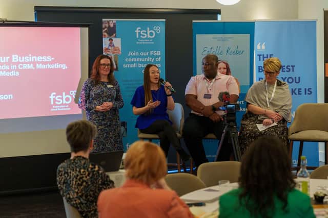 Future proofing your business panel L-R Estelle Keeber, Remy Clarke, Kerry Lewis-Stevenson
