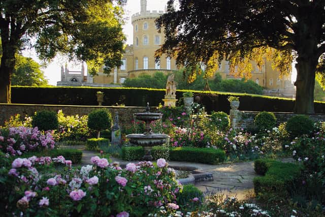 The Rose Garden at Belvoir Castle