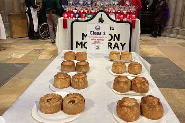 Trophies at British Pie Awards