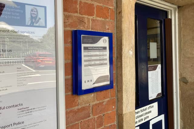 Melton Mowbray railway station ticket office