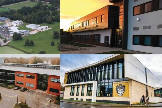 The campus sites in Melton Mowbray, Brooksby, Coalville and Loughborough which are now part of the new Loughborough College Group