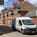 Openreach van in Somerby Leicestershire