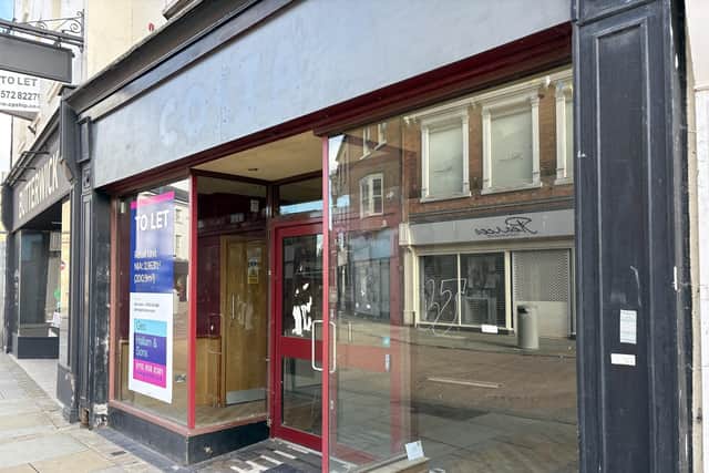 The former Costa Coffee unit in South Parade