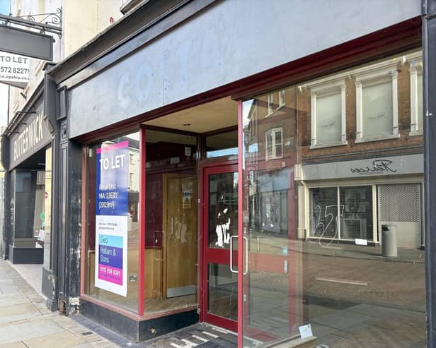 The former Costa Coffee unit in South Parade