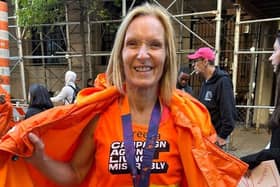 Greeba Heard - Set to complete six marathon challenge in Tokyo.