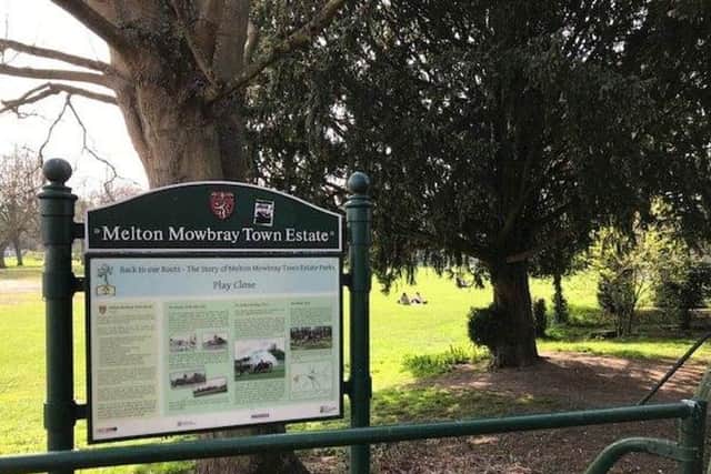 The Play Close Park in Melton Mowbray, where a new Park Centre could be built