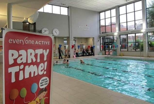 Waterfield Leisure Centre's swimming pool at Melton Mowbray