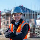 Jess Fletcher, assistant site manager for Barratt Homes at their King’s Meadow development on Kirby Lane, Melton Mowbray