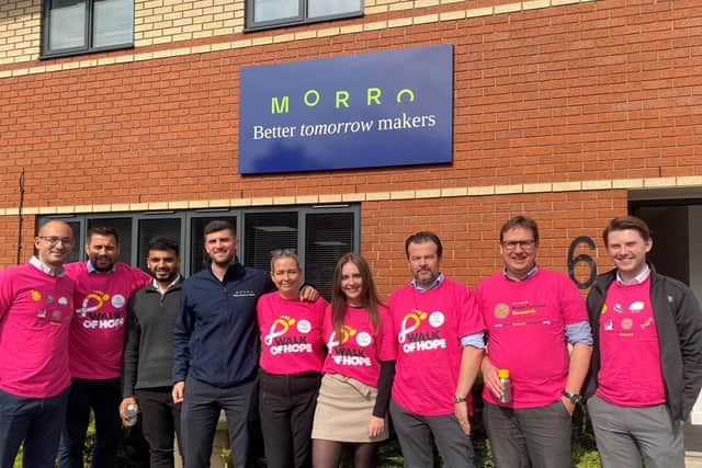 Morro staff taking part in the Walk of Hope for Brain Tumour Research