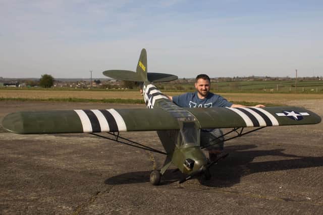One of the model aircraft on display at a previous Melton Model Club open day