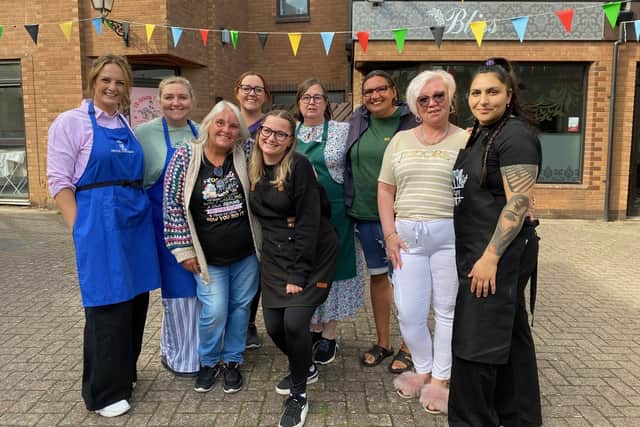 The female shopkeepers creating a friendly community in Bowley Court, Melton Mowbray