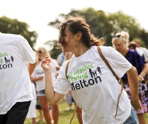A fitness session at last year's Let's Get Moving Melton day