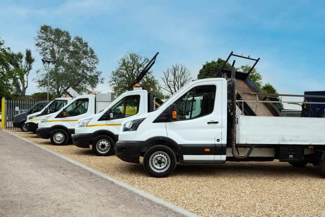 A wide selection of commercial vehicles
