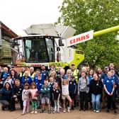 A previous Open Farm Sunday event at Peacock Farm, at Muston - it opens up again this weekend