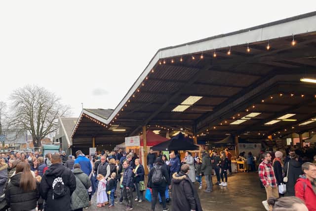 Some of the thousands who attended Melton's ChocFest at the weekend at the Stockyard site