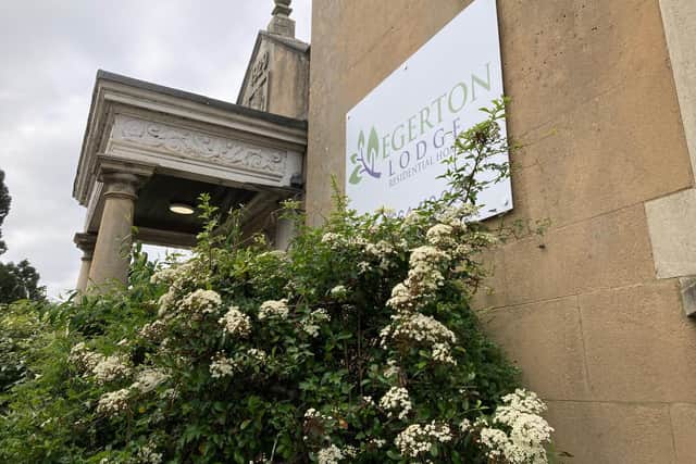The historic Egerton Lodge nursing home in Melton Mowbray