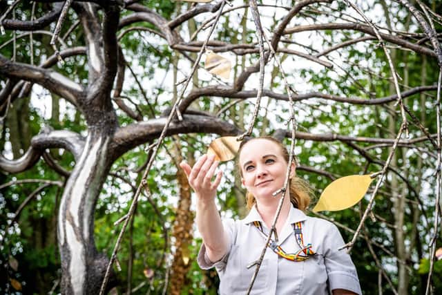 The Tree of Life is one way of donating to LOROS - families can buy a leaf with a personalised message for a loved one who has passed [Pictures copyrighted to Beth Walsh Photography- www.bethwalsh.co.uk]