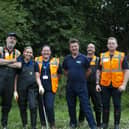 Some of the river rangers employed by Severn Trent Water to improve the health of rivers
