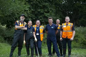 Some of the river rangers employed by Severn Trent Water to improve the health of rivers