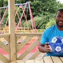 Leicester City legend, Wes Morgan, promotes the Rainbows Hospice Superdraw