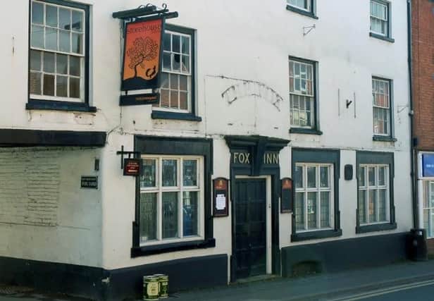 The Fox Inn, on Leicester Street, Melton Mowbray, as it looked before closing in 2011