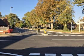 The new junction at Queniborough which has led Arriva to suspend its bus services