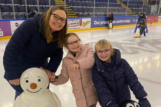 A free ice skating activity at Nottingham